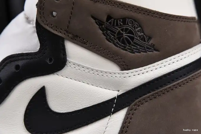 Cheap Husky MOCHA HIGH 555088-105 AIR DARK JORDAN 1 RETRO 0508
